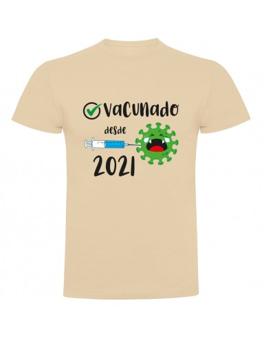 Camiseta vacunado Covid desde 2021