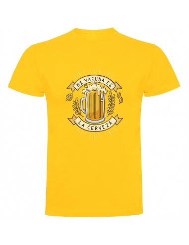 Camiseta mi vacuna es la cerveza