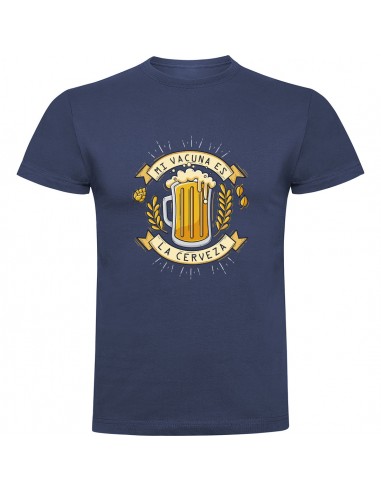 Camiseta mi vacuna es la cerveza