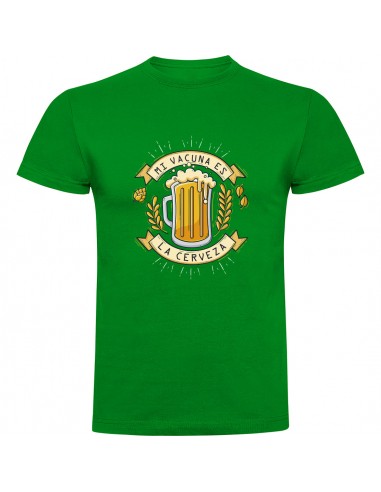Camiseta mi vacuna es la cerveza
