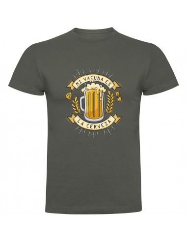 Camiseta mi vacuna es la cerveza