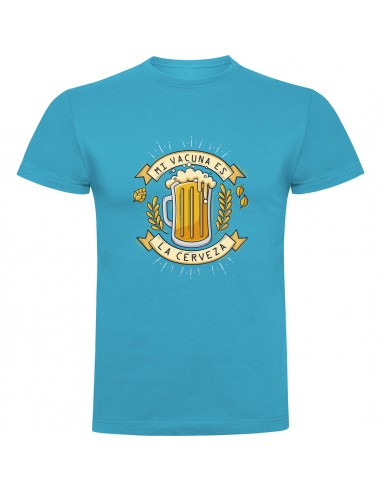 Camiseta mi vacuna es la cerveza