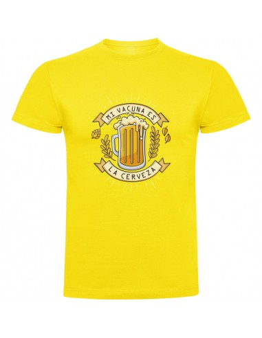 Camiseta mi vacuna es la cerveza