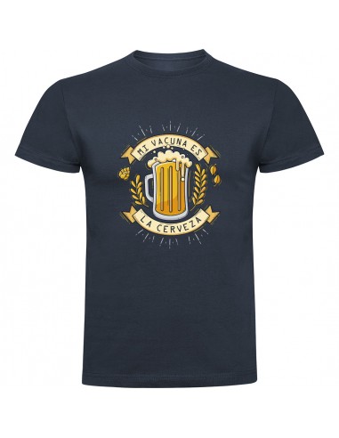 Camiseta mi vacuna es la cerveza
