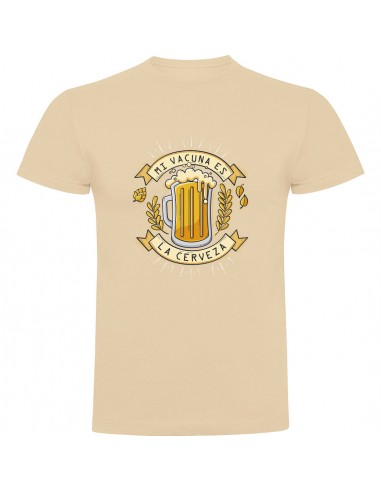 Camiseta mi vacuna es la cerveza
