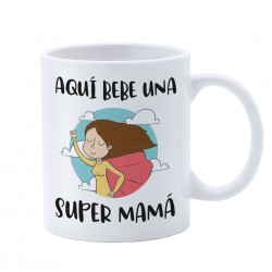 Taza día de la madre - Super Mamá