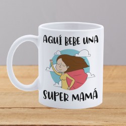 Taza día de la madre - Super Mamá 2
