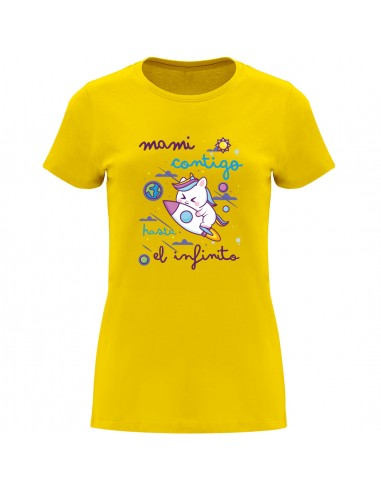 Camiseta mami contigo hasta el infinito