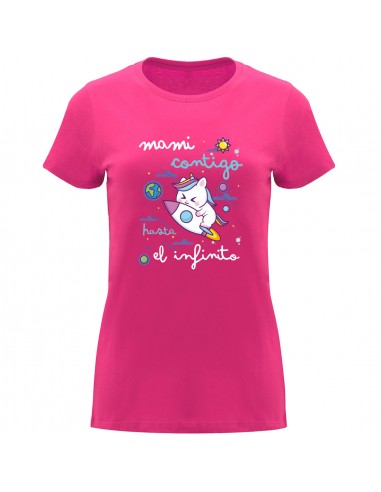 Camiseta mami contigo hasta el infinito