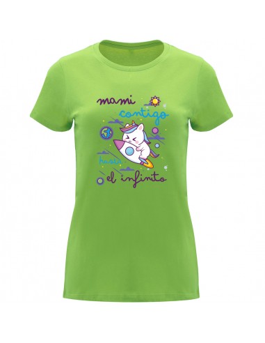 Camiseta mami contigo hasta el infinito