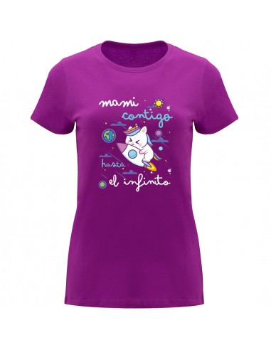 Camiseta mami contigo hasta el infinito