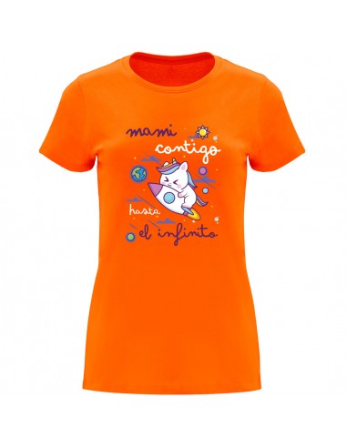 Camiseta mami contigo hasta el infinito