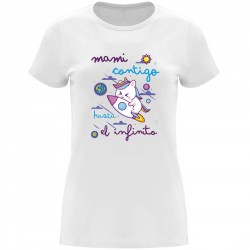 Camiseta mami contigo hasta el infinito 2