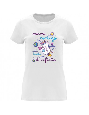 Camiseta mami contigo hasta el infinito