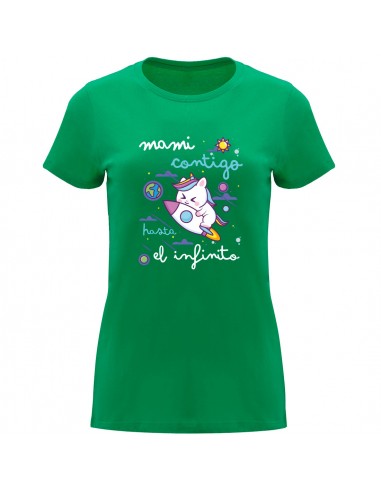 Camiseta mami contigo hasta el infinito