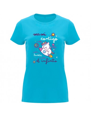 Camiseta mami contigo hasta el infinito