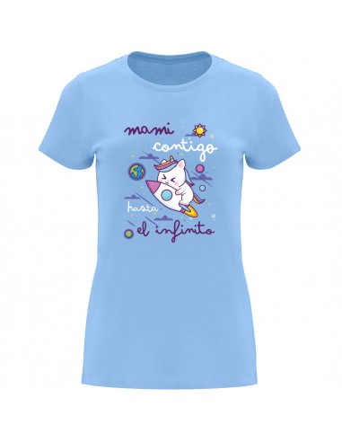 Camiseta mami contigo hasta el infinito