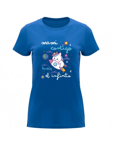 Camiseta mami contigo hasta el infinito