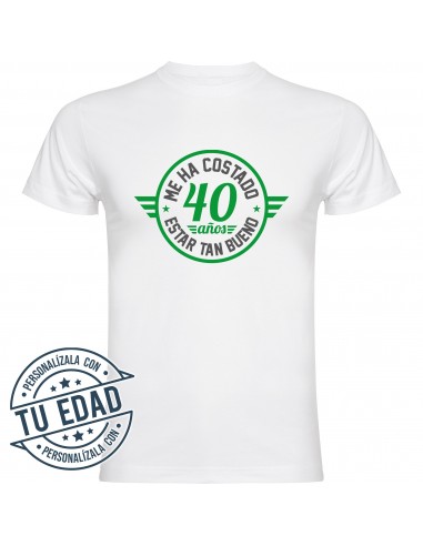 Camiseta me ha costado 40 años estar tan bueno