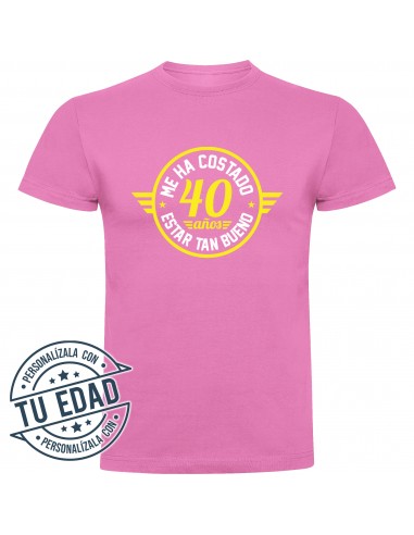 Camiseta me ha costado 40 años estar tan bueno