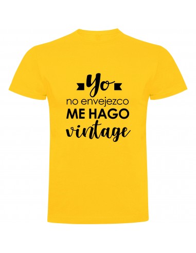 Camiseta yo no envejezco, me hago vintage