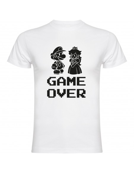 Camiseta Despedida Game Over Mario Bros