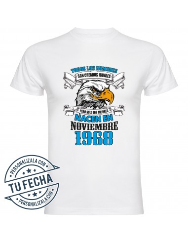 Camiseta todos los hombres son creados iguales, pero solo los mejores nacen en...