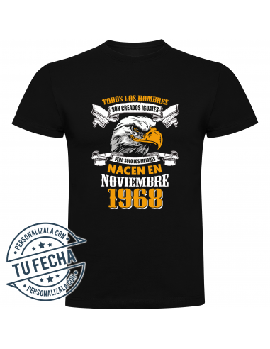 Camiseta todos los hombres son creados iguales, pero solo los mejores nacen en...