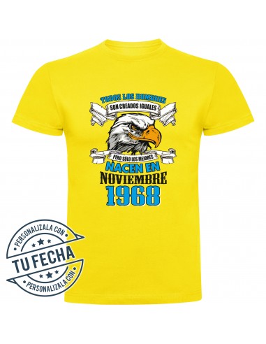 Camiseta todos los hombres son creados iguales, pero solo los mejores nacen en...