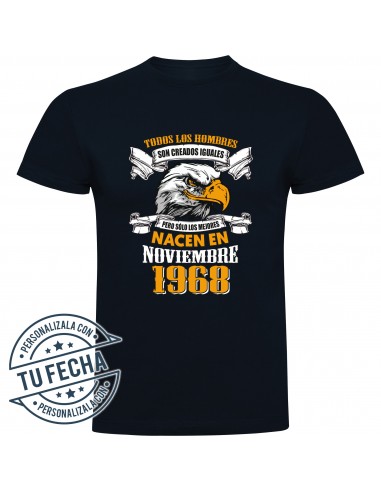 Camiseta todos los hombres son creados iguales, pero solo los mejores nacen en...