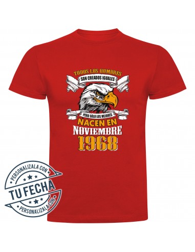 Camiseta todos los hombres son creados iguales, pero solo los mejores nacen en...