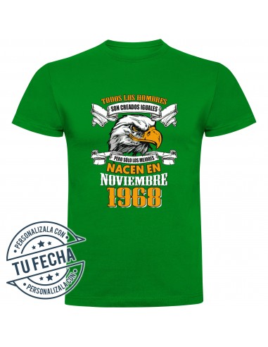 Camiseta todos los hombres son creados iguales, pero solo los mejores nacen en...