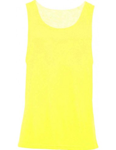 Camiseta de playa de tirantes fluor