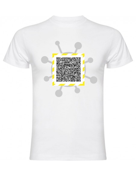 Camiseta pasaporte COVID código QR