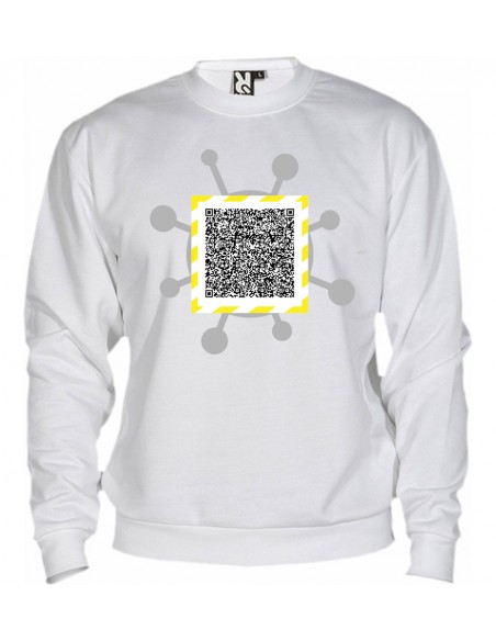 Sudadera pasaporte COVID código QR