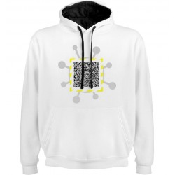 Sudadera capucha pasaporte COVID código QR
